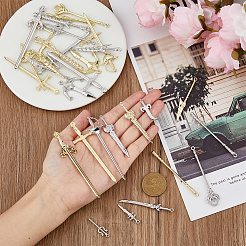 32 шт. 32 стильные стойки с покрытием из сплава большие подвески&nbsp;FIND-FH0008-06