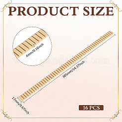 8 шт. деревянных полосок для украшения гитары&nbsp;FIND-WH0126-991