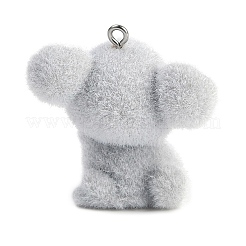 Подвески из флокированной смолы с животной тематикой&nbsp;LS-RESI-M051-01E