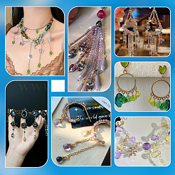 32шт 8 цвета стеклянные подвески&nbsp;PALLOY-PH01784