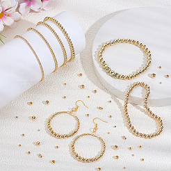 6 стиль стойка покрытие латунные распорные бусины&nbsp;KK-PH0013-52LG