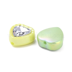 Переливающийся акрил с УФ-покрытием и бусинами со стразами X-OACR-B021-08