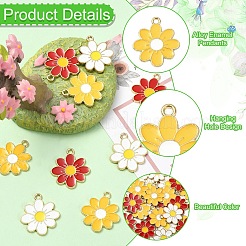 20 шт. Подвески из экологически чистого сплава с эмалью&nbsp;ENAM-YW0005-85A