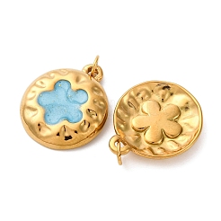 Подвески из нержавеющей стали 304 с эмалью&nbsp;STAS-U061-36G-02