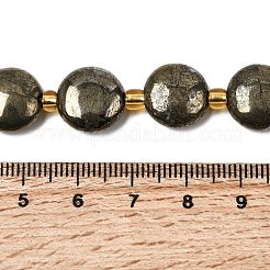 Природного пирита бисер нитей&nbsp;G-Z131-H01-01