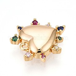 Латунные микро проложить кубического циркония подвески&nbsp;KK-N261-04G