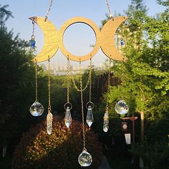 Стекло подвесные украшения PW-WG53416-01