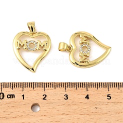 Латунные микро проложить кубического циркония подвески KK-M324-02D-G