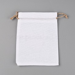 Джутовая пустая сумка для рукоделия с кулиской&nbsp;LS-CW-TAC0001-09B