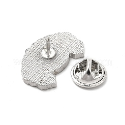 Эмалированная булавка с латунными защелками-бабочками&nbsp;LS-JEWB-A006-06C