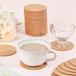 Плоская круглая пробковая изоляция&nbsp;FIND-WH0018-43B