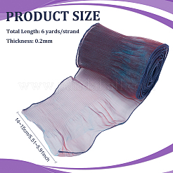 6 ярд лазерная плиссированная кружевная отделка из полиэстера&nbsp;OCOR-BC0006-11C