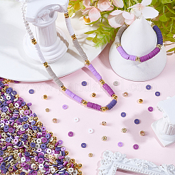 3500шт 5 цвета бусины из полимерной глины ручной работы&nbsp;CLAY-PA0001-25A