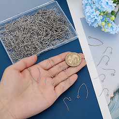 410 шт. 5 вида сережек-крючков из нержавеющей стали STAS-GA0001-97