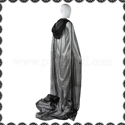 Полиэстер с сплавом холлоуин костюм с капюшоном туника плащ косплей накидка для женщин AJEW-WH20054-072