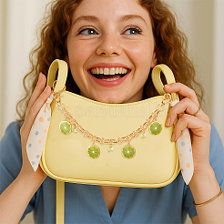 3 шт. 3 стиля сплав эмаль фрукты подвеска железная сумка декоративные цепочки&nbsp;HJEW-PH02185