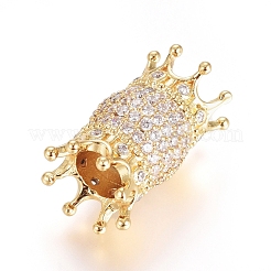 Латунные микро проложить Цирконий Европейский бисером ZIRC-G166-46G