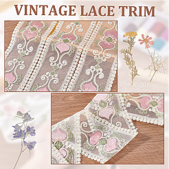 15 ярд полиэстеровой сетчатой ленты для вышивки цветов SRIB-GA0001-11B