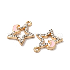 Подвески из сплава со стразами PALLOY-O106-27G-02