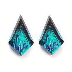 Подвески из тисненого стекла со стразами GLAA-J101-01A-001BB