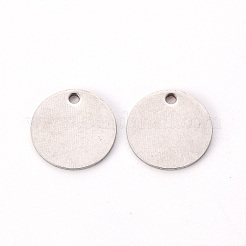 Не тускнеющие 201 нержавеющая сталь штампованные пустые бирки подвески&nbsp;X-STAS-T058-12mm-P