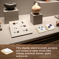 Шасси для ювелирных украшений из бархата ODIS-WH0001-33A