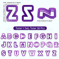 26 шт формочки для печенья из АБС-пластика&nbsp;DIY-SC0030-47