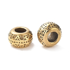 Ионное покрытие (IP) 304 нержавеющая сталь европейские бусины STAS-P173-029G