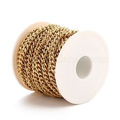 Цепи кубинские звенья из нержавеющей стали 304 с вакуумным покрытием pvd CHS-K016-03C-G