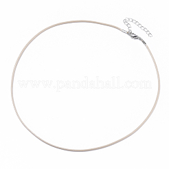 Воском хлопка ожерелье шнура материалы&nbsp;MAK-S032-1.5mm-B15