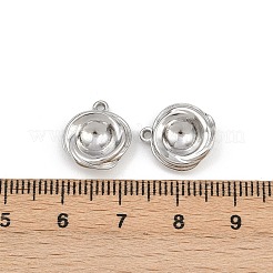 Оправы для подвесок из нержавеющей стали 304 в виде кабошонов STAS-L303-32P