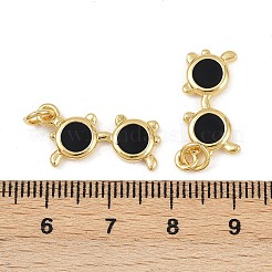 Латунь эмаль подвески&nbsp;KK-F908-13G