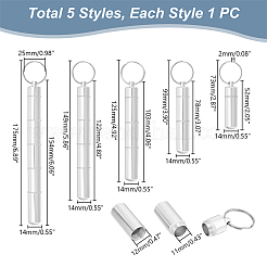 5 шт. 5 стиля наружный портативный алюминиевый сплав съемный небольшой многофункциональный ящик&nbsp;KEYC-UN0002-27