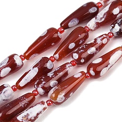 Природные пожары треск агат бисер нитей&nbsp;G-K393-F01-8x20