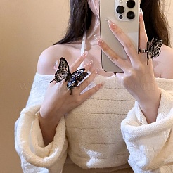 Кольцо-манжета из акрила в стиле ретро с несколькими слоями для женщин FS-WGB2728-01