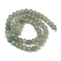 Естественный зеленый авантюрин бисер нитей G-Z080-B12-8x6mm