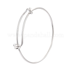 10шт 5 цвета регулируемый латунный расширяемый браслет изготовление&nbsp;BJEW-LS0001-02