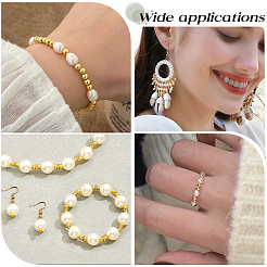 150 шт. латунные распорные бусины для покрытия стойки&nbsp;KK-PA0001-03D-G