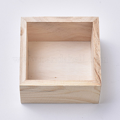 Деревянные ящики для хранения&nbsp;LS-OBOX-WH0004-07