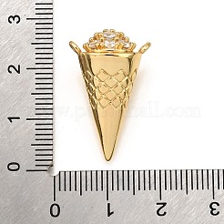 Латунные микро проложить кубического циркония подвески KK-K401-24G