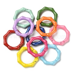 10 шт. окрашенные распылением кольца пружинных ворот из сплава FIND-YW0001-61