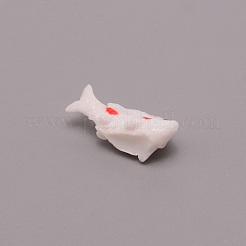 Смола искусственная случайные позы рыбный орнамент&nbsp;AJEW-WH0245-78B