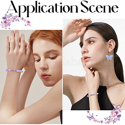 100шт 4 стиля акриловые бусины&nbsp;OACR-SC0001-66