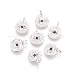 Латунные микро проложить кубического циркония подвески KK-O118-16MS