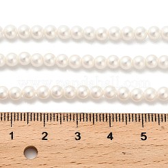 Нити круглых бусин из ракушки с покрытием цвета ab BSHE-XCP0001-31