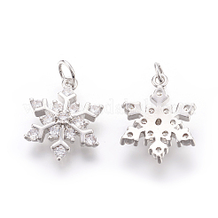 Латунные микро проложить кубического циркония подвески X-KK-F774-10P-NR