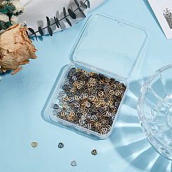 360 шт. пряжки из сплава 4 цветов&nbsp;AJEW-GF0012-59