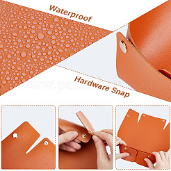 Складная корзина для хранения из искусственной кожи&nbsp;AJEW-WH20010-62B