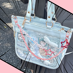 Акриловая звезда подвеска железная цепочка сумка декоративные цепи&nbsp;HJEW-OC00302