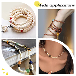 3000 шт. неокрашенные бусины-трубочки из натурального дерева WOOD-GA0001-32